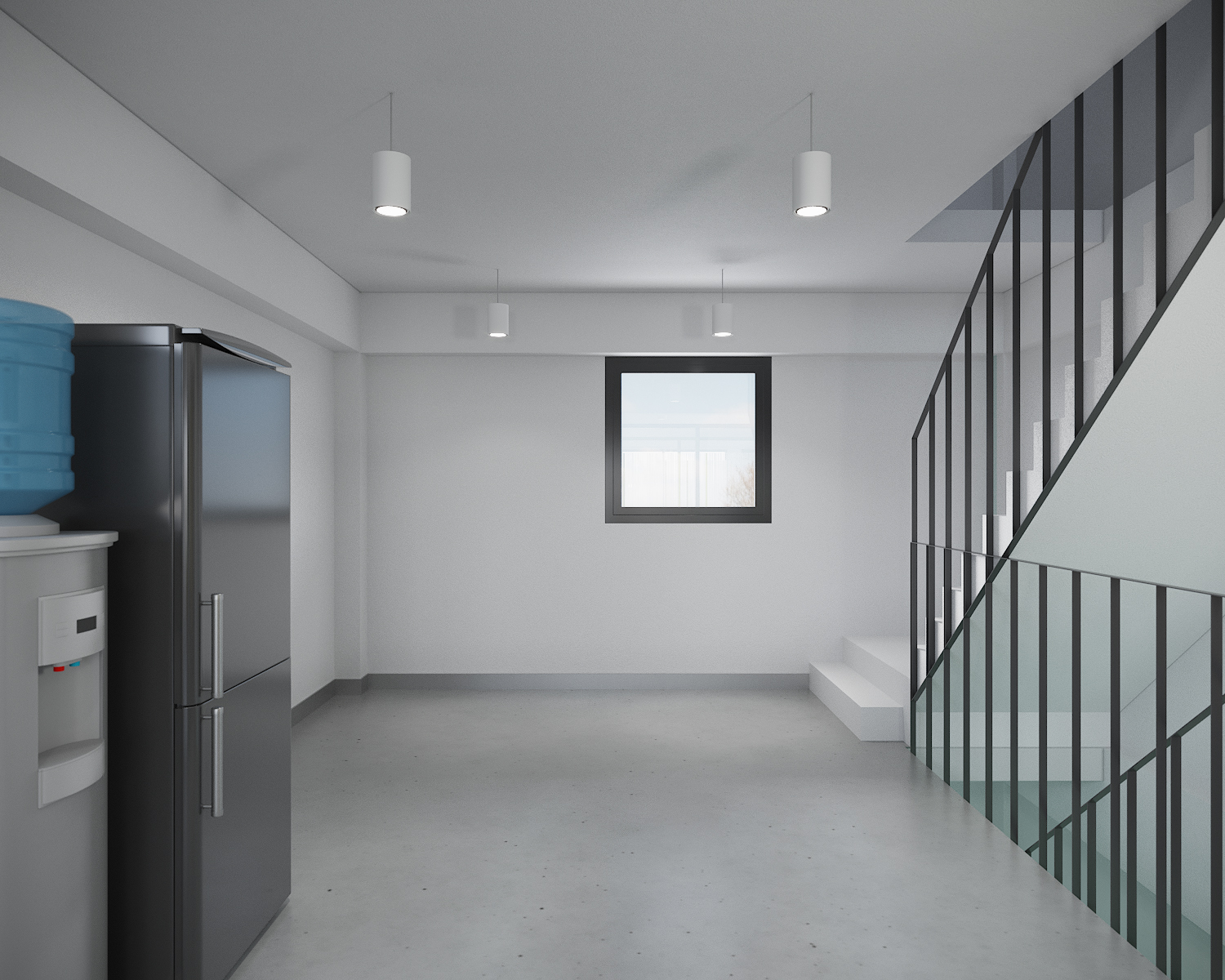 Dry pantry with timber cabinetry and open shelving at Romrawin head office