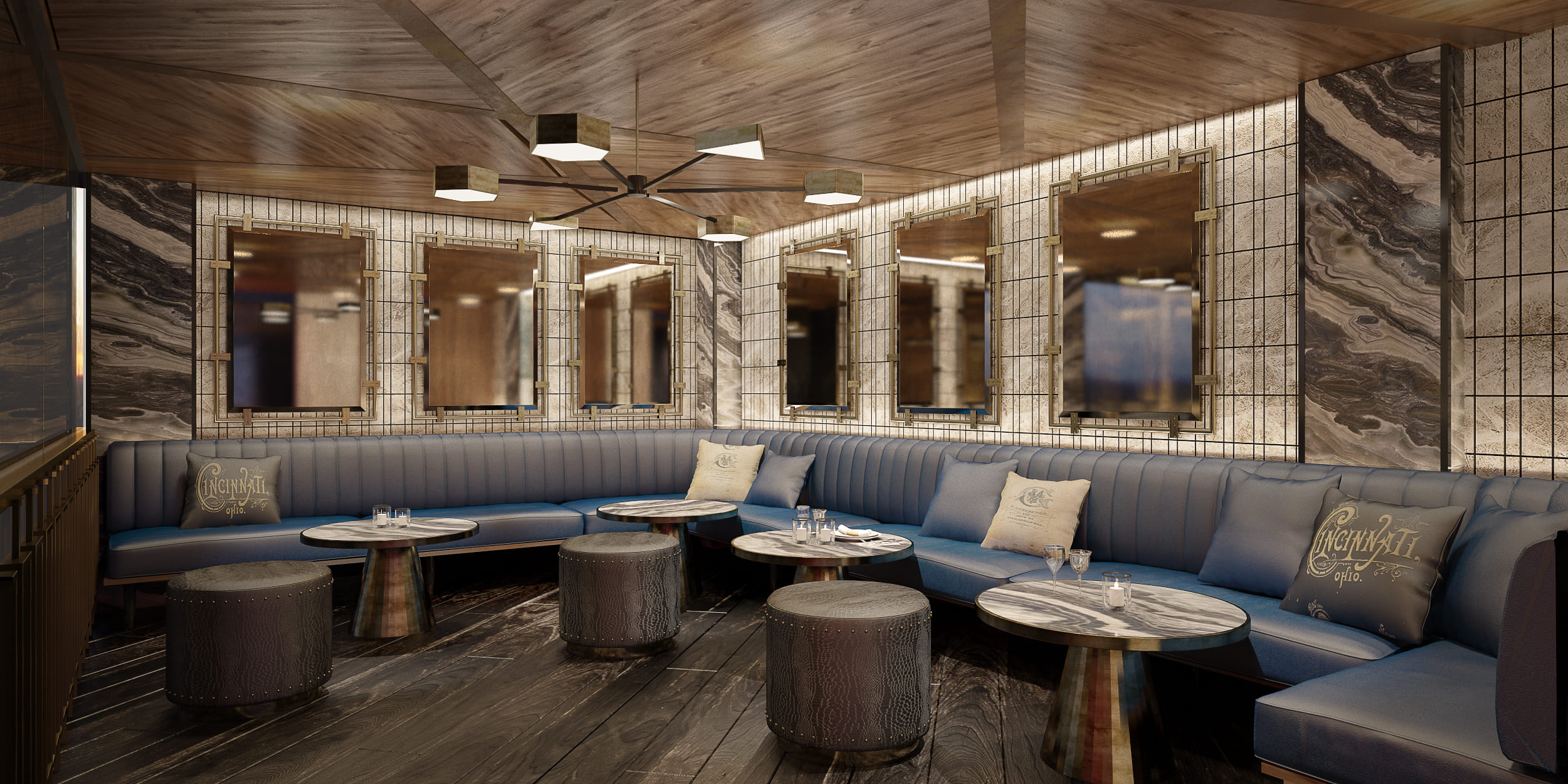 CRU Wine Bar Chidlom – ห้องส่วนตัว ออกแบบภายในโดย Gratitude Design