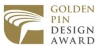 Golden Pin Design Award logo - recreational and entertainment space award