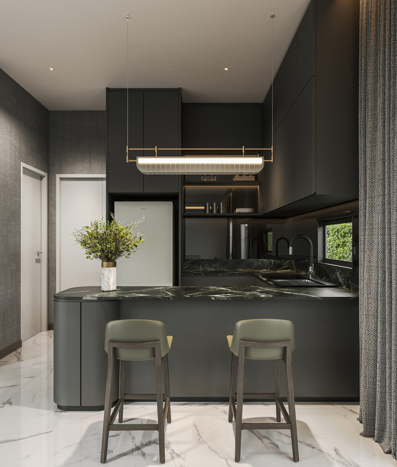 Setthasiri Donmuang – บาร์ครัว ออกแบบภายในโดย Gratitude Design